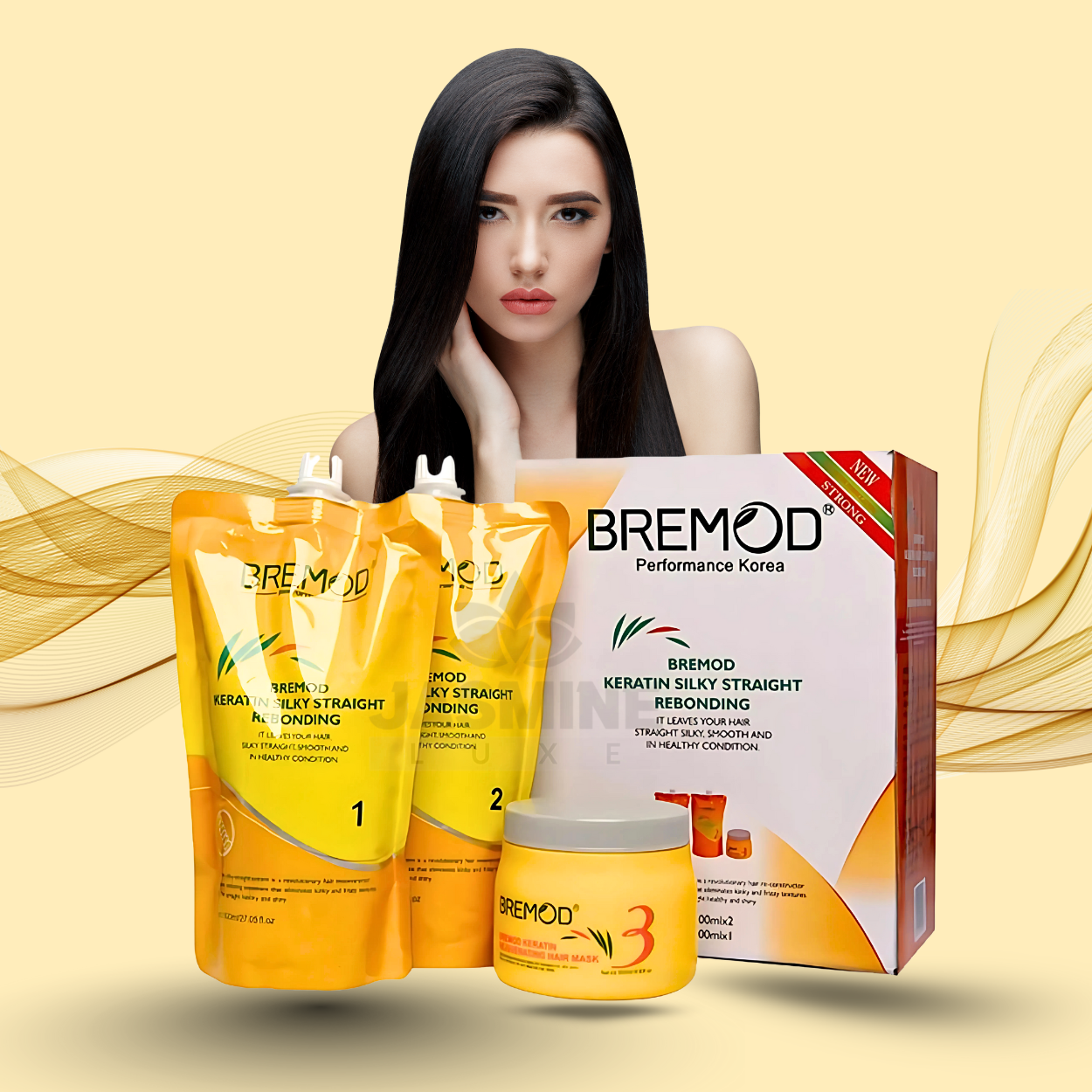 Silky Straight Keratin Rebonding kit 800 ml